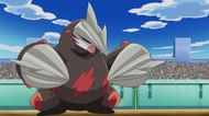 Iris used Excadrill as a lead battler in the anime (Image via The Pokemon Company)
